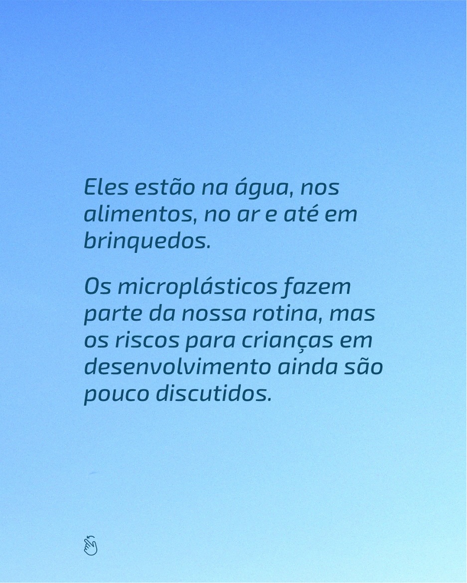 Microplásticos e cérebro em formação