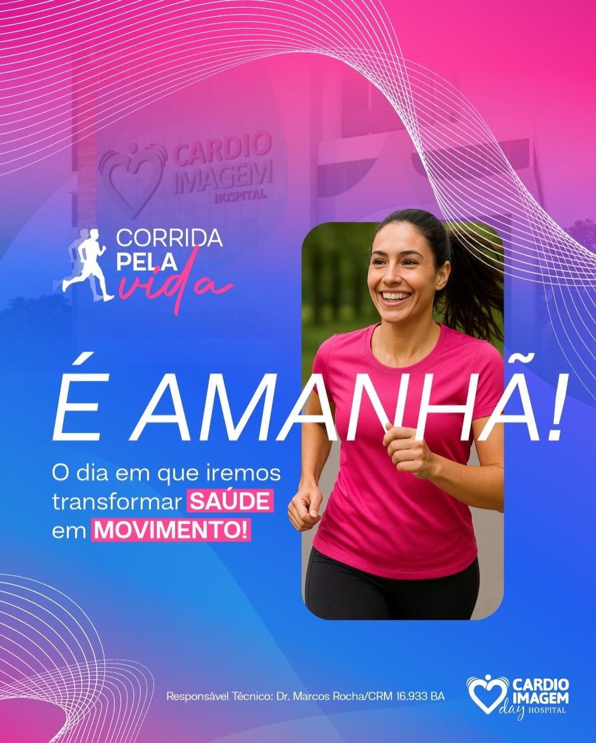 Amanhã é dia de celebrar a vida em cada passo.