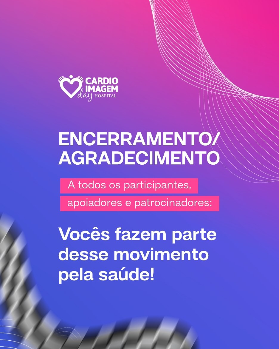 Está chegando a 1ª Corrida e Caminhada Cardioimagem!