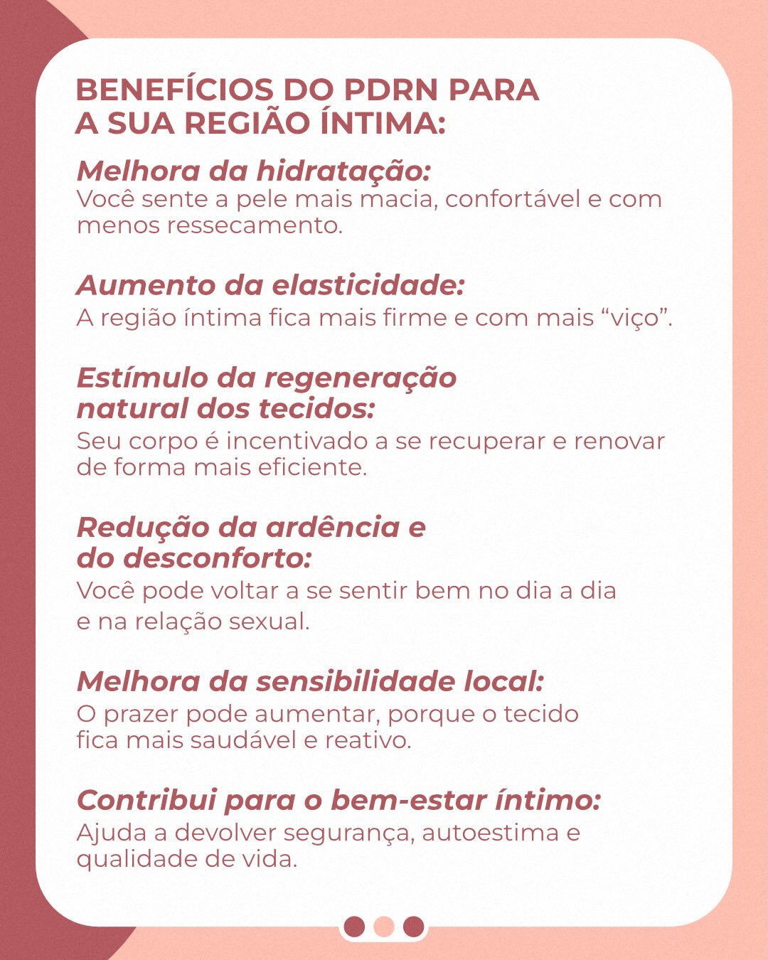 Quais são os benefícios do PDRN para a sua região íntima?