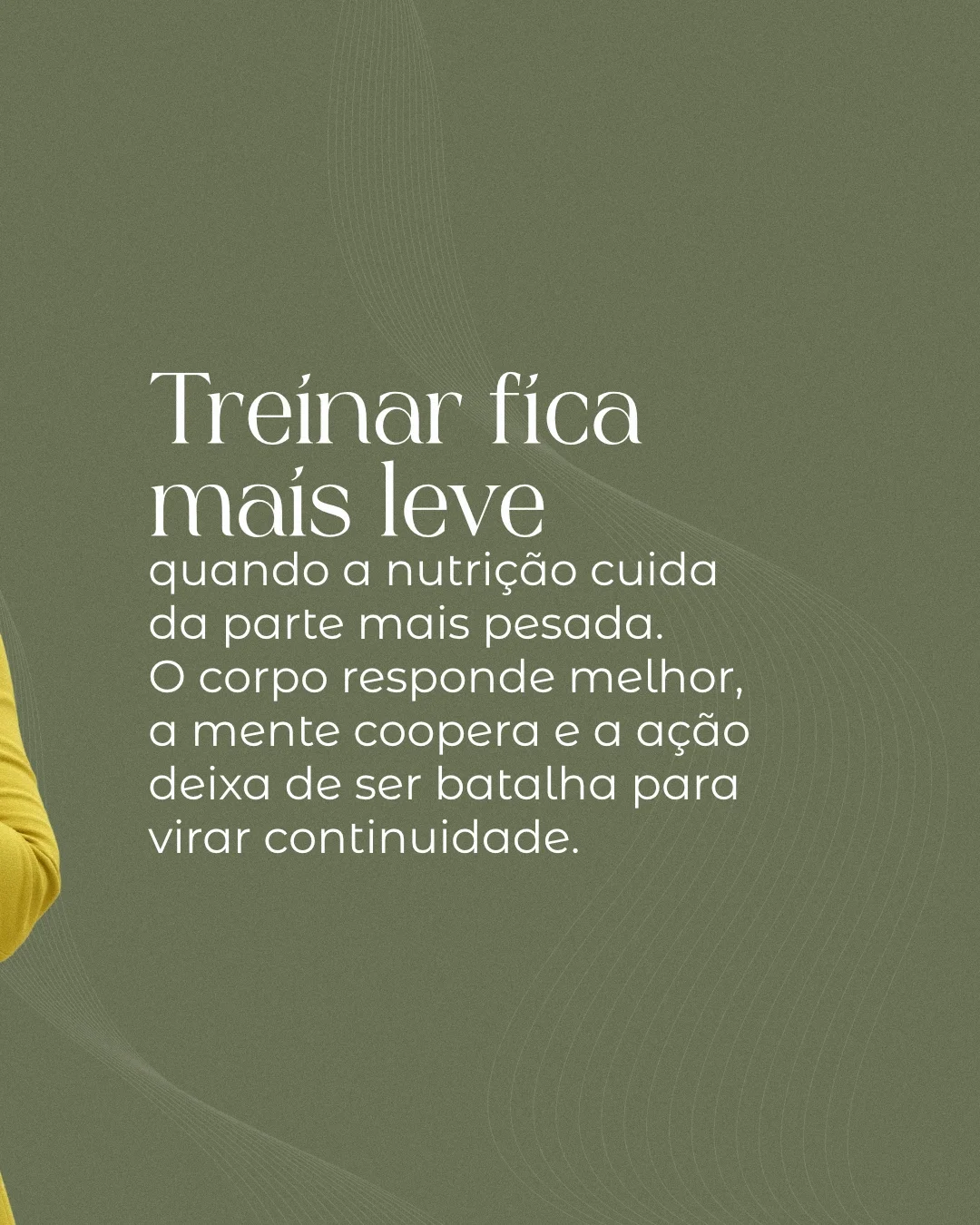 Então, persista na sua saúde e treine de forma consistente!