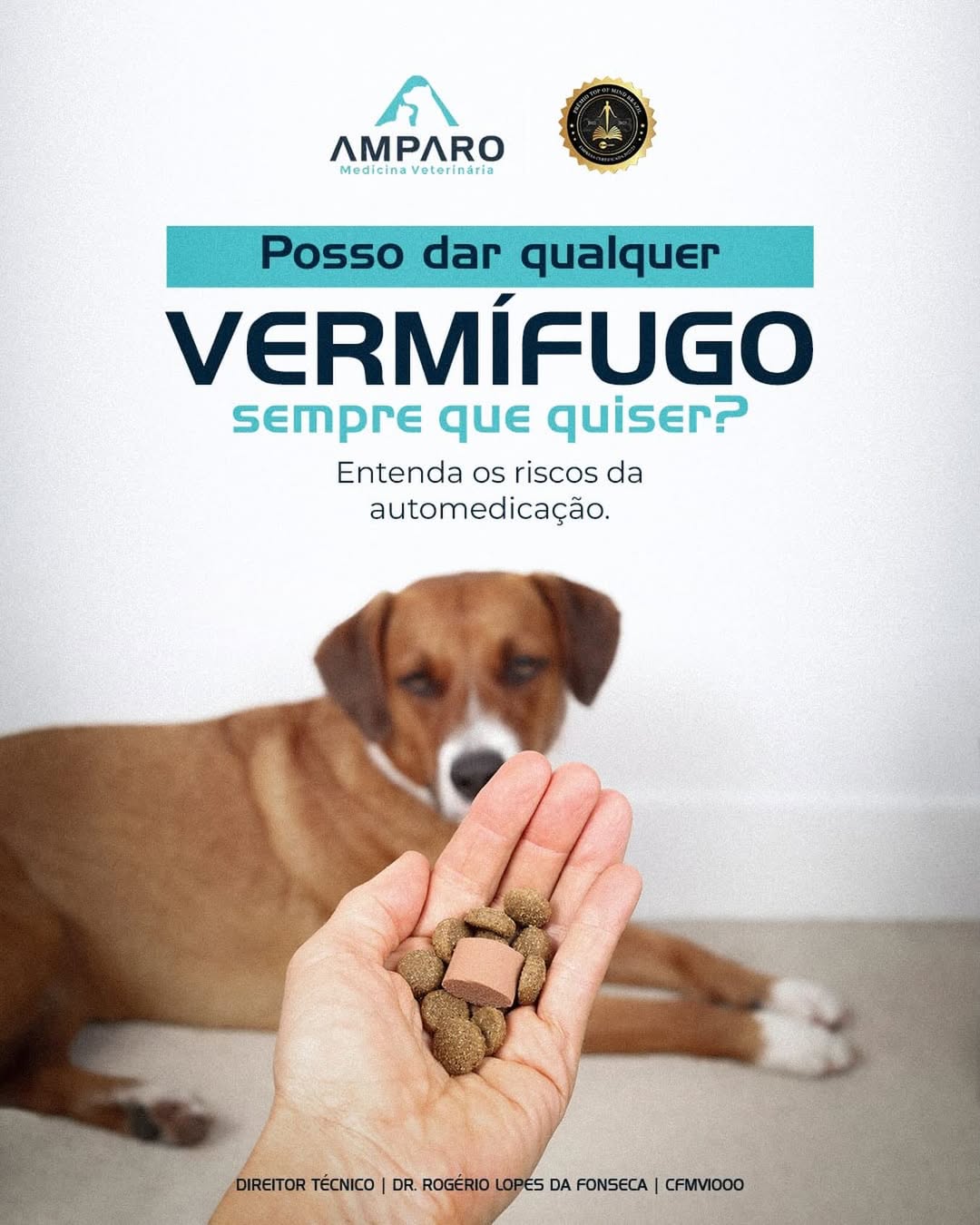 Posso dar qualquer vermifugo sempre que quiser?