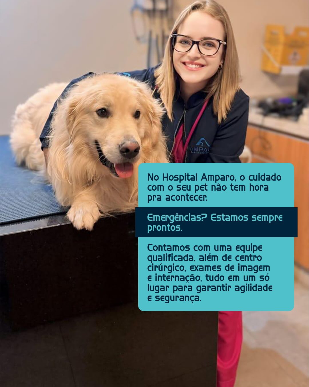 Um cuidado que ampara 24hs!