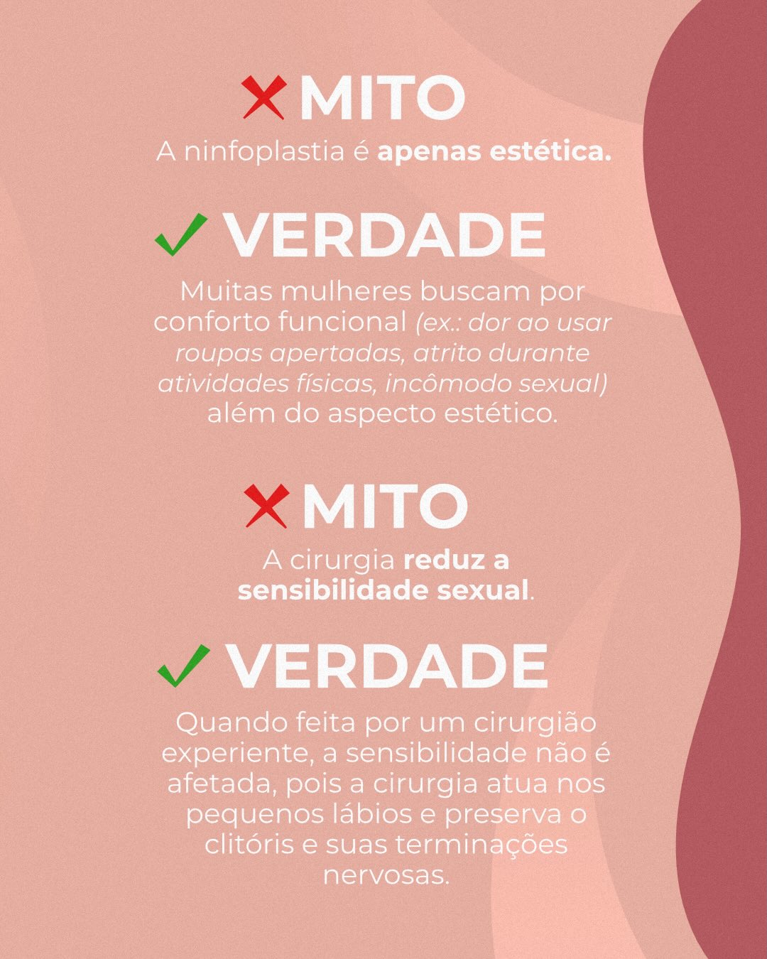 Mitos e verdades sobre a ninfoplastia