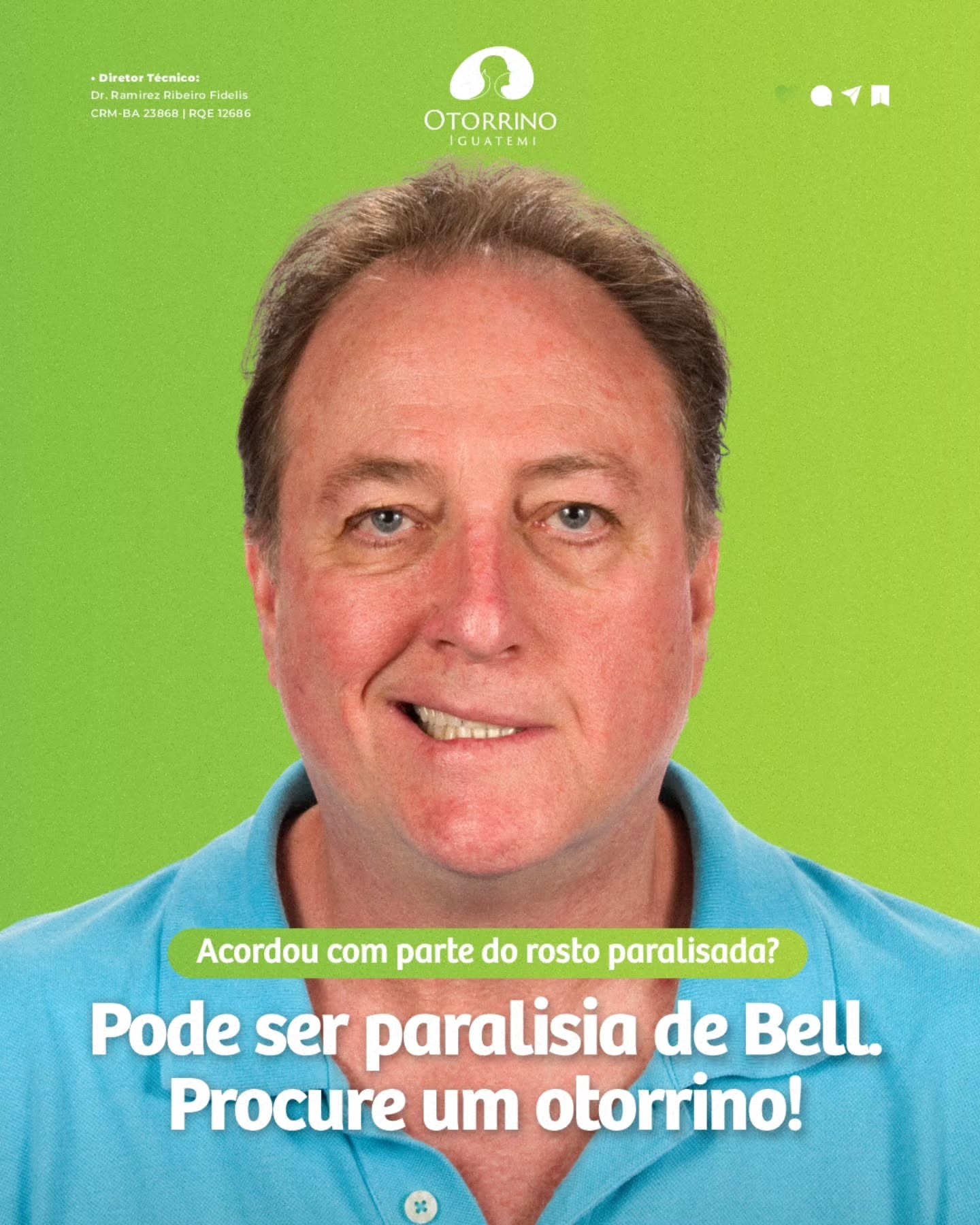 Acordou e percebeu que um lado do seu rosto não mexe direito?