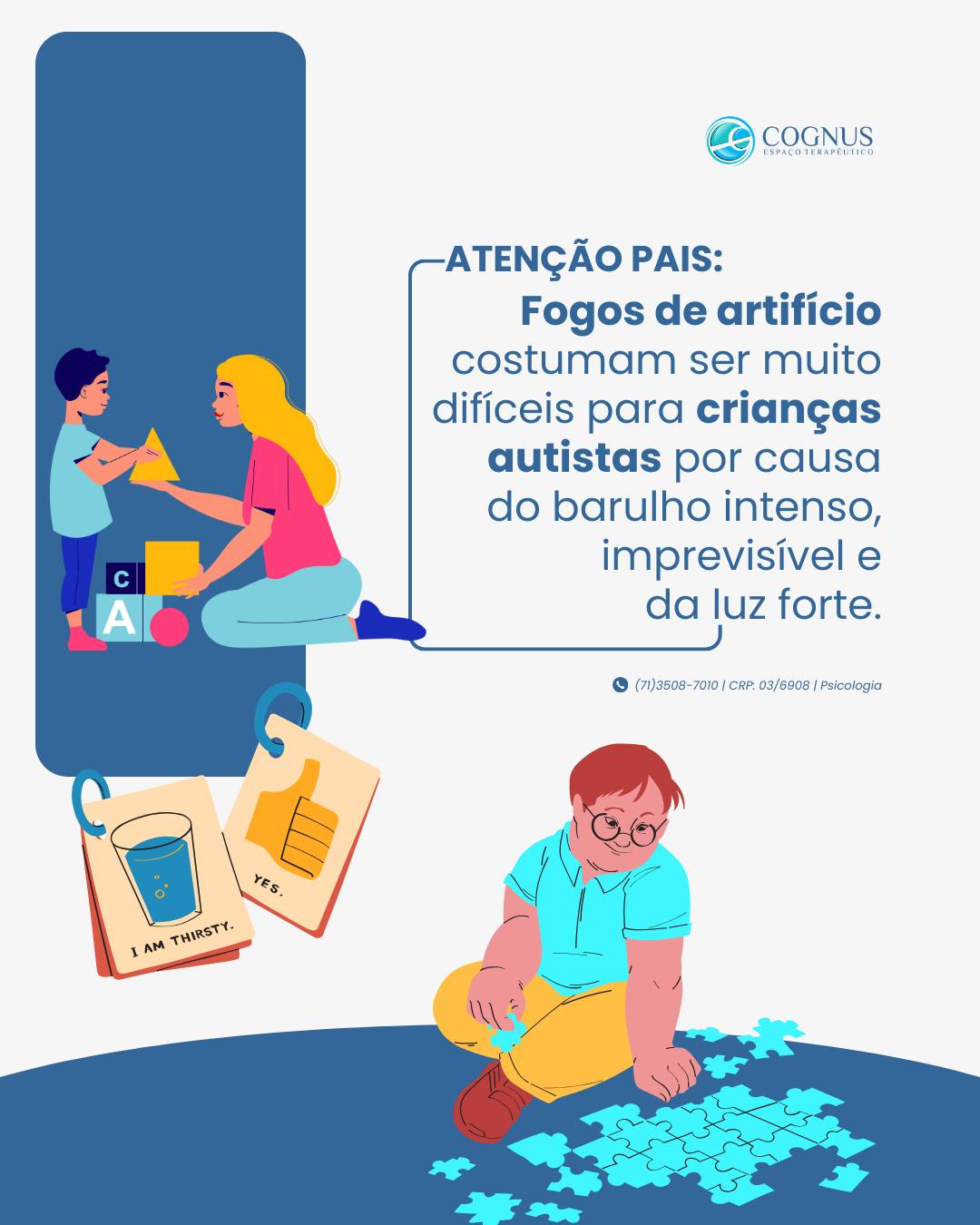 Evite surpresas. Não leve a criança para perto dos fogos achando que ela vai se acostumar.