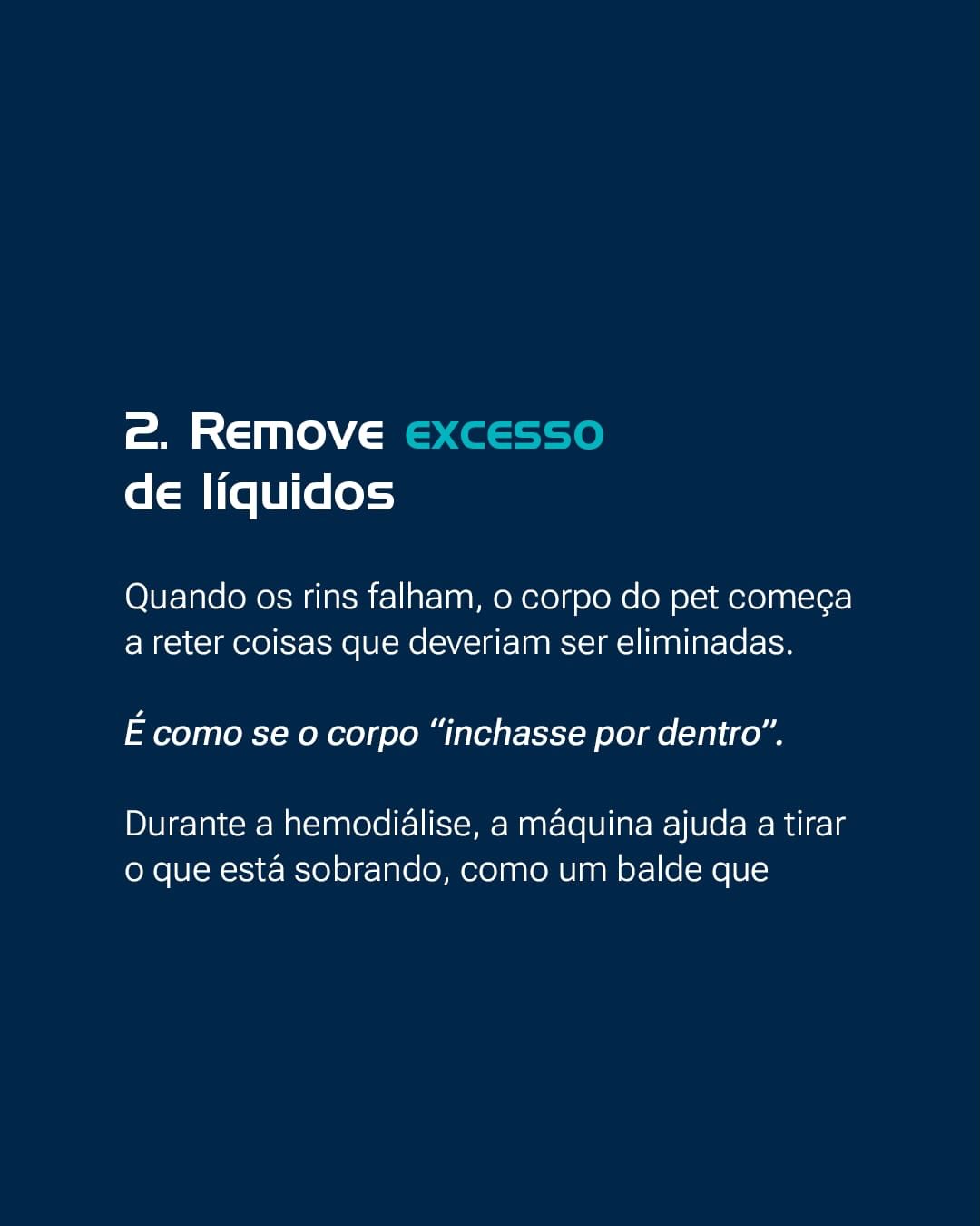 Se o seu pet apresenta alterações renais ou passou por uma intoxicação, converse com nossa equipe !