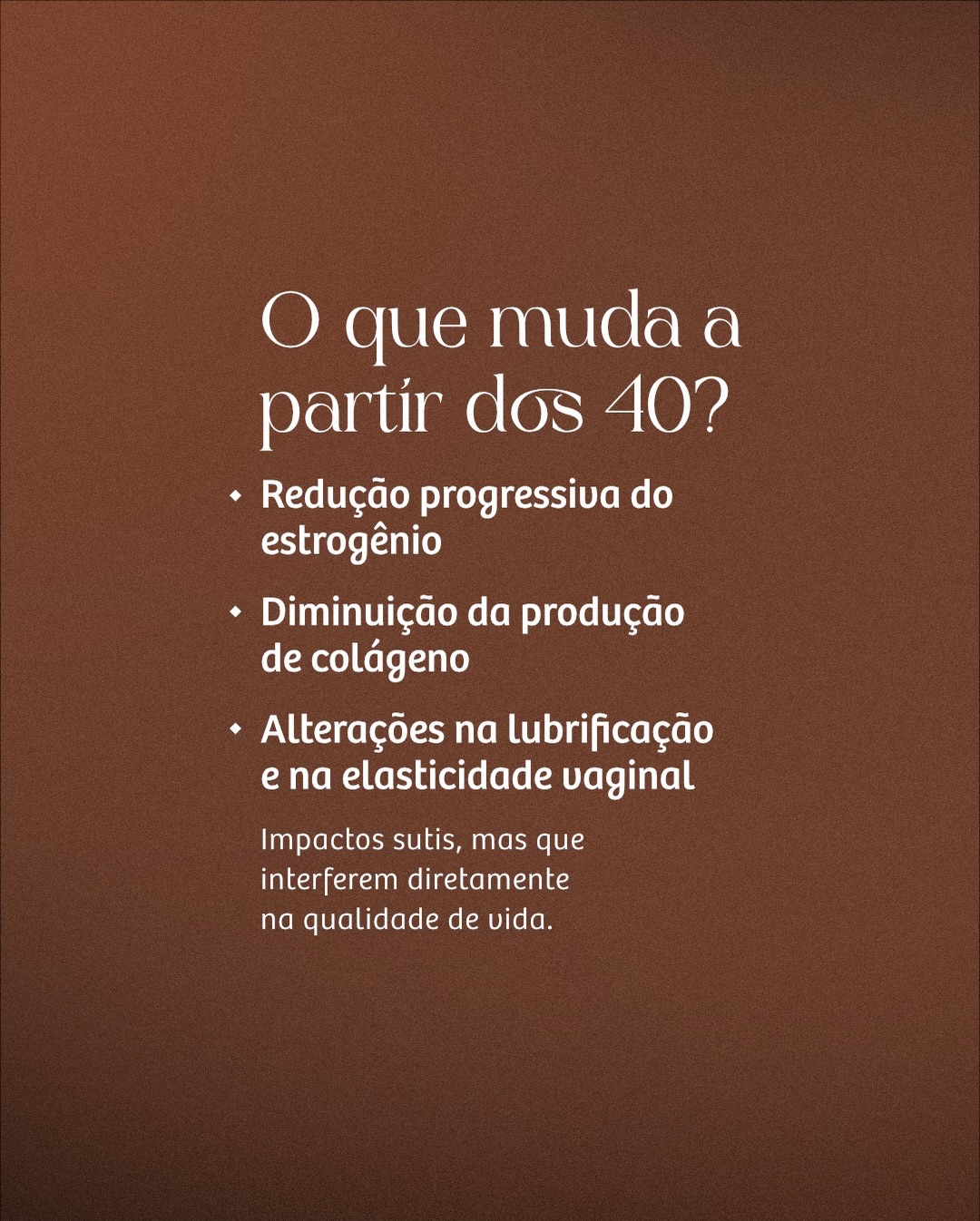Se você tem 40 anos ou mais, arrasta para o lado, porque esse recado é para você! 