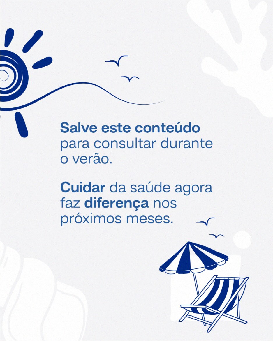 Você costuma redobrar os cuidados no verão?