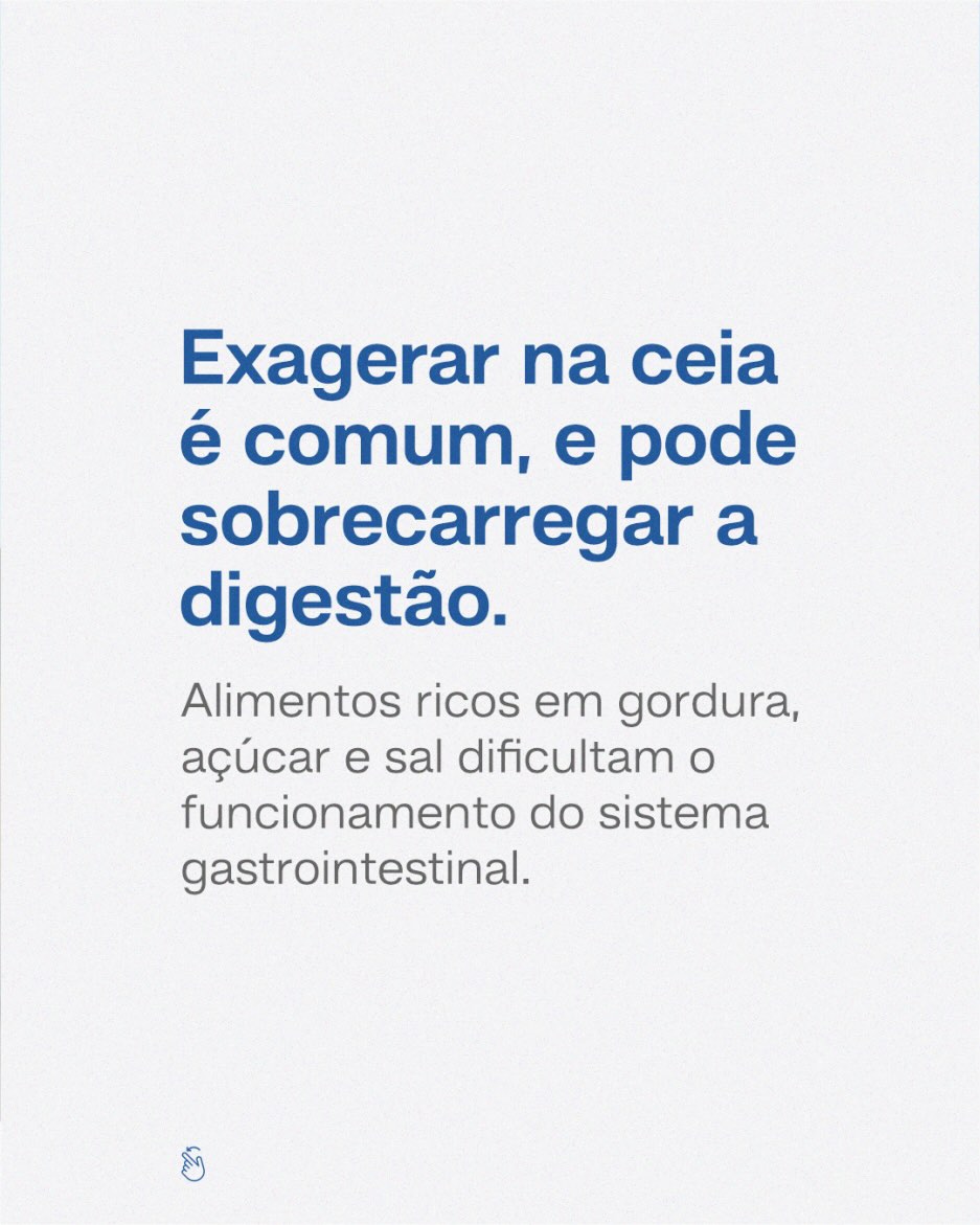 Exagerou na ceia é comum, e pode sobrecarregar  a digestão.