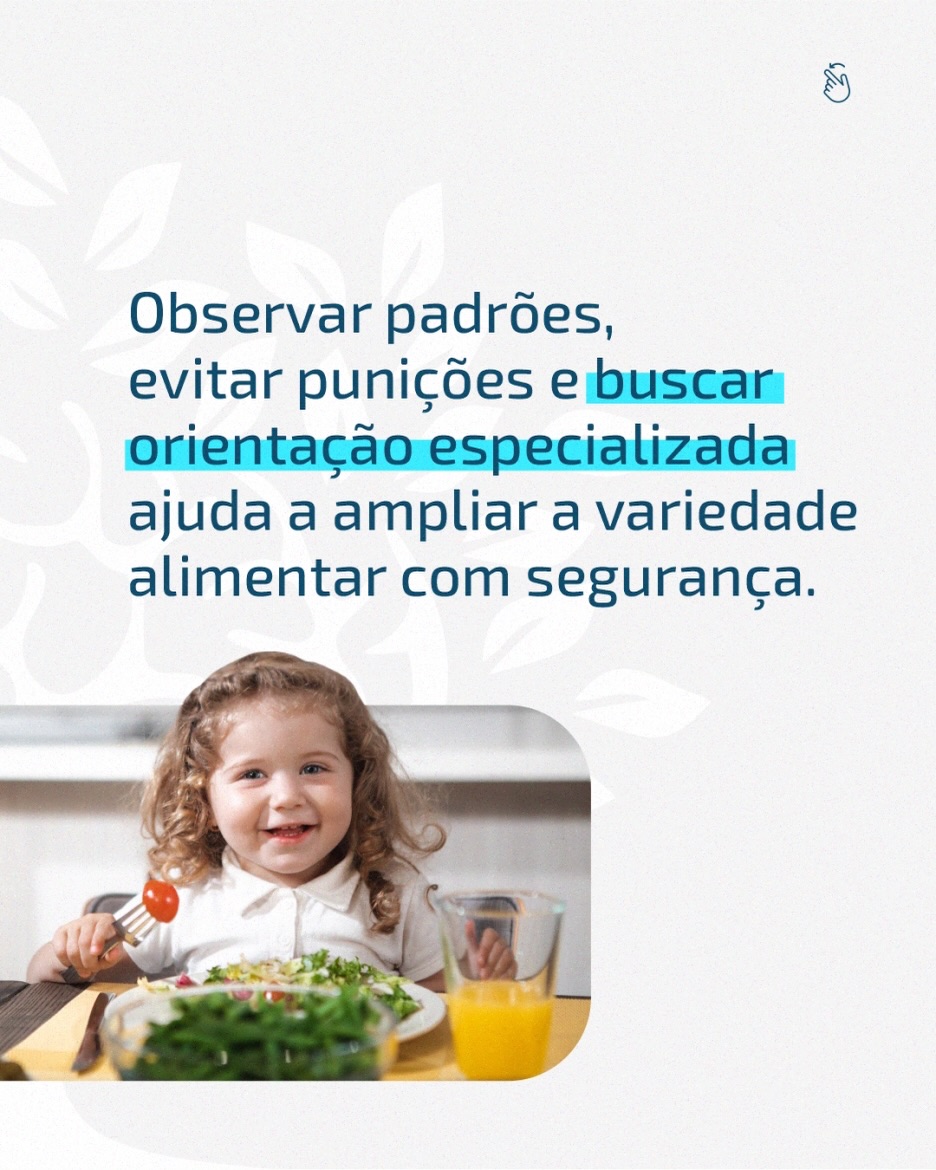 Seletividade alimentar nas crianças