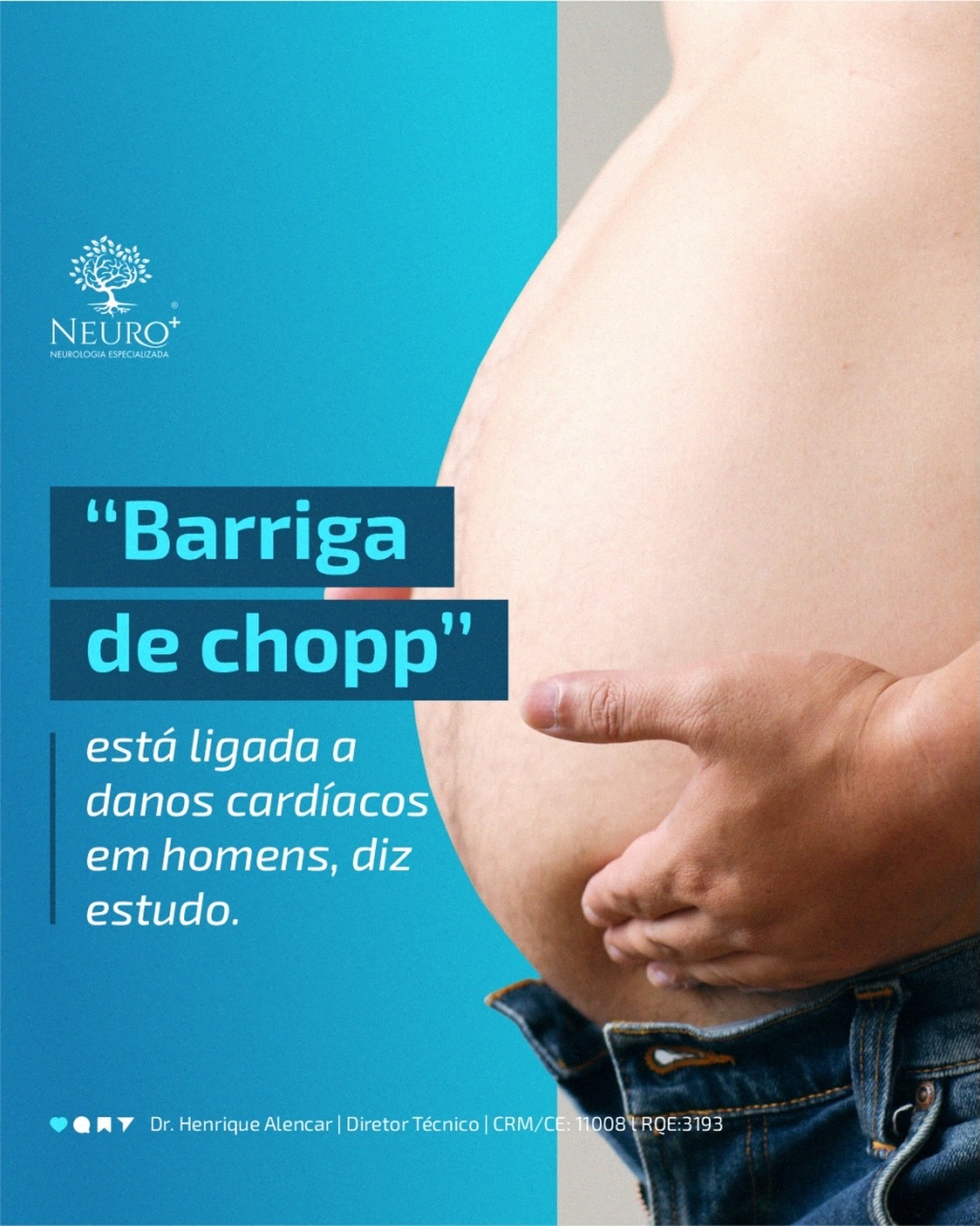 É um alerta importante: não se trata de estética, mas de saúde.