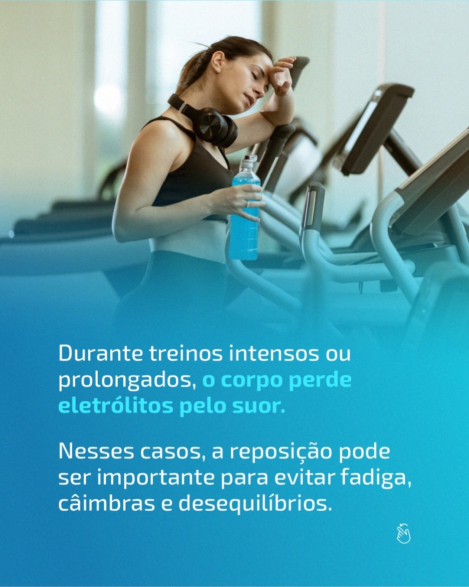 Você tem o hábito de tomar muita água com eletólitos?