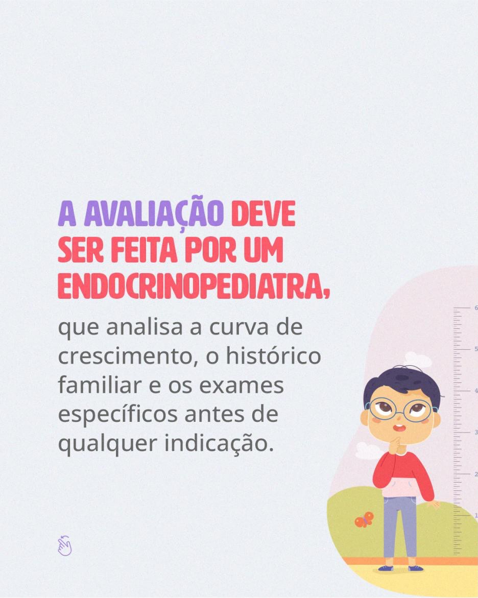 Hormônio do crescimento quem realmente precisa dele.