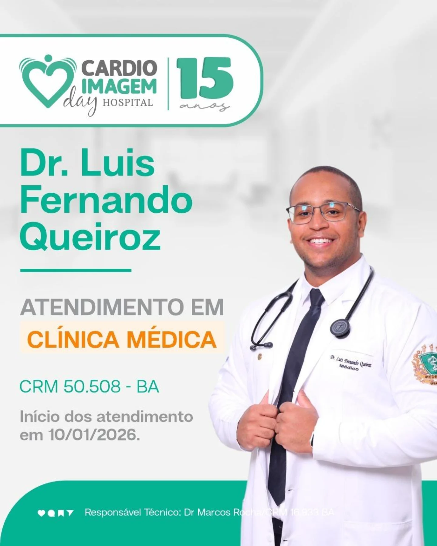 Tem novidade no time do Cardioimagem!