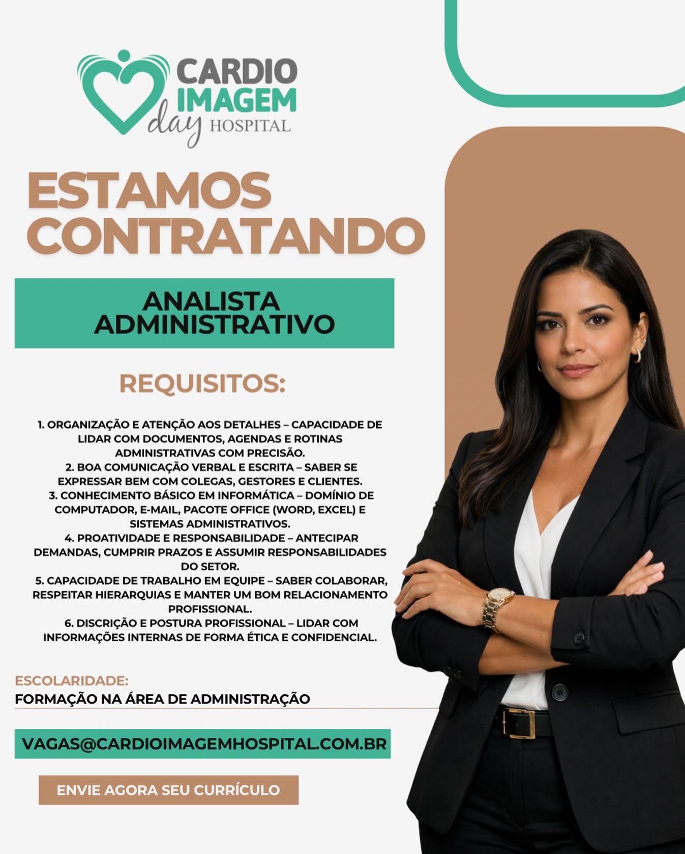 Estamos contratando – Analista Administrativo