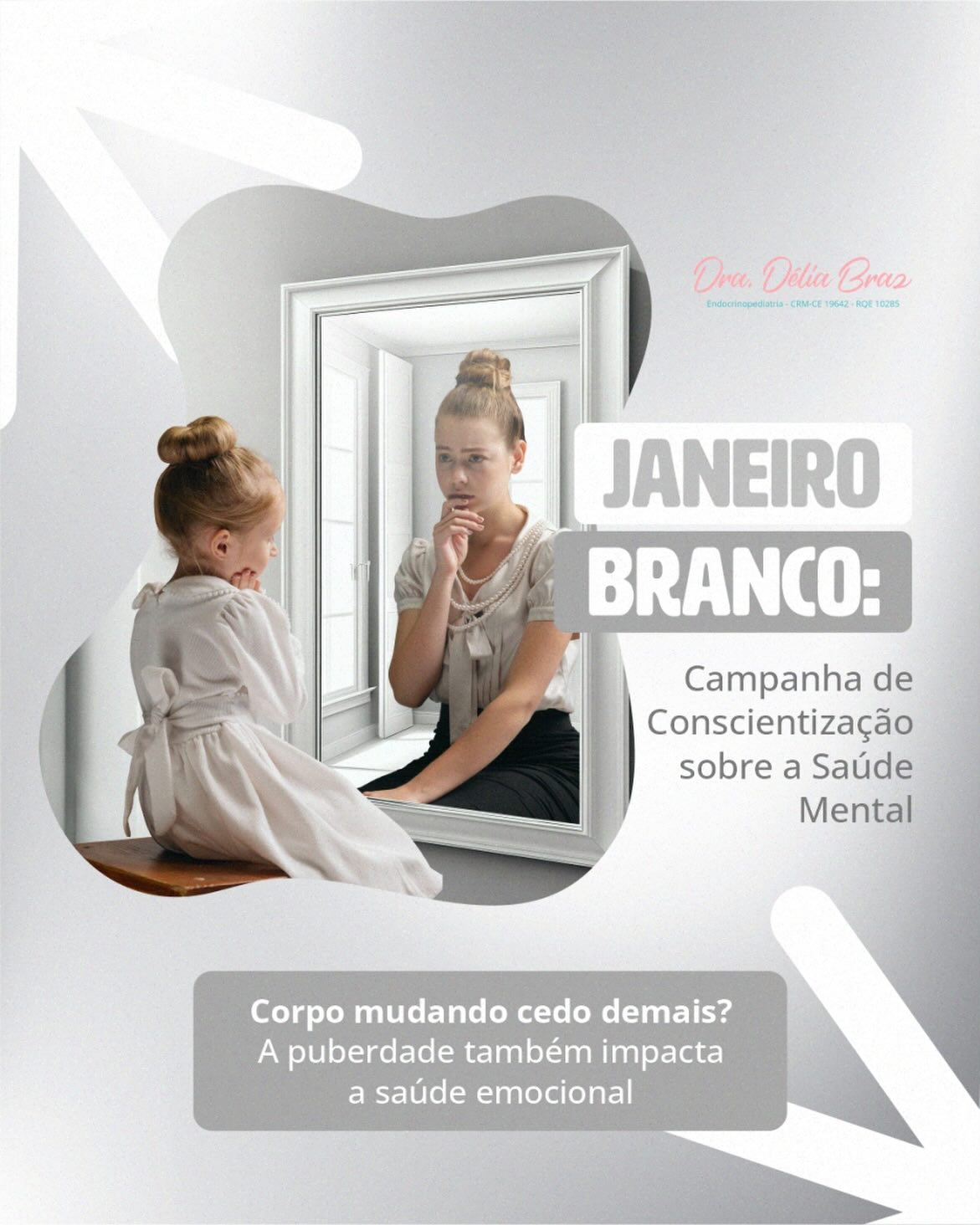 A puberdade precoce também impacta a saúde emocional da criança.