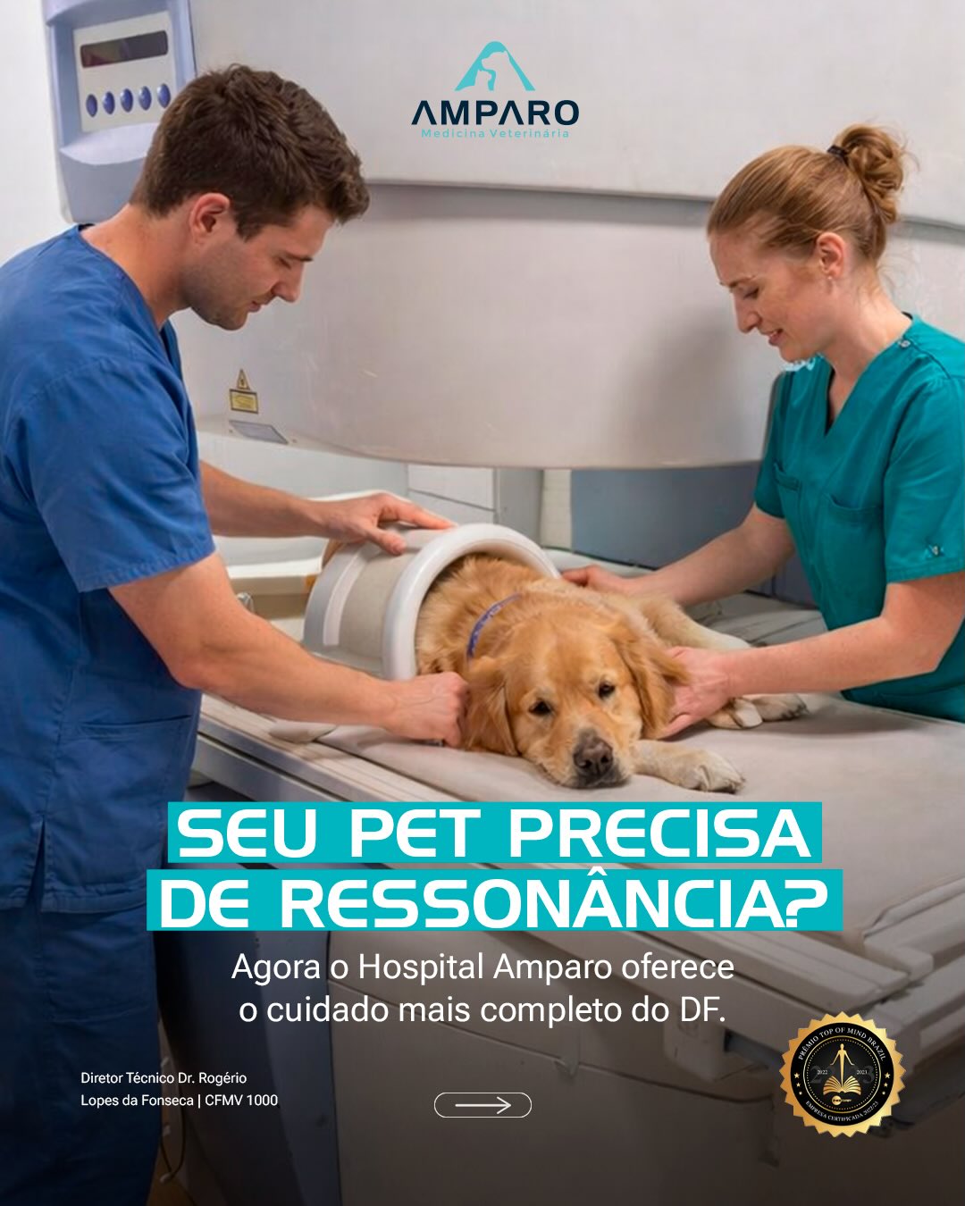 Seu pet precisa de  Ressonância Magnética?