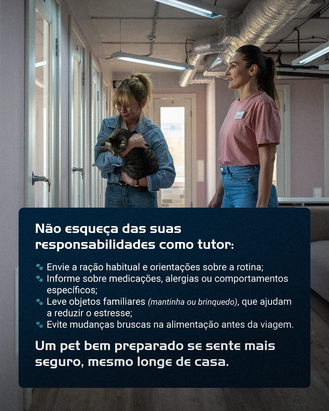 Vai viajar ou se ausentar por alguns dias?