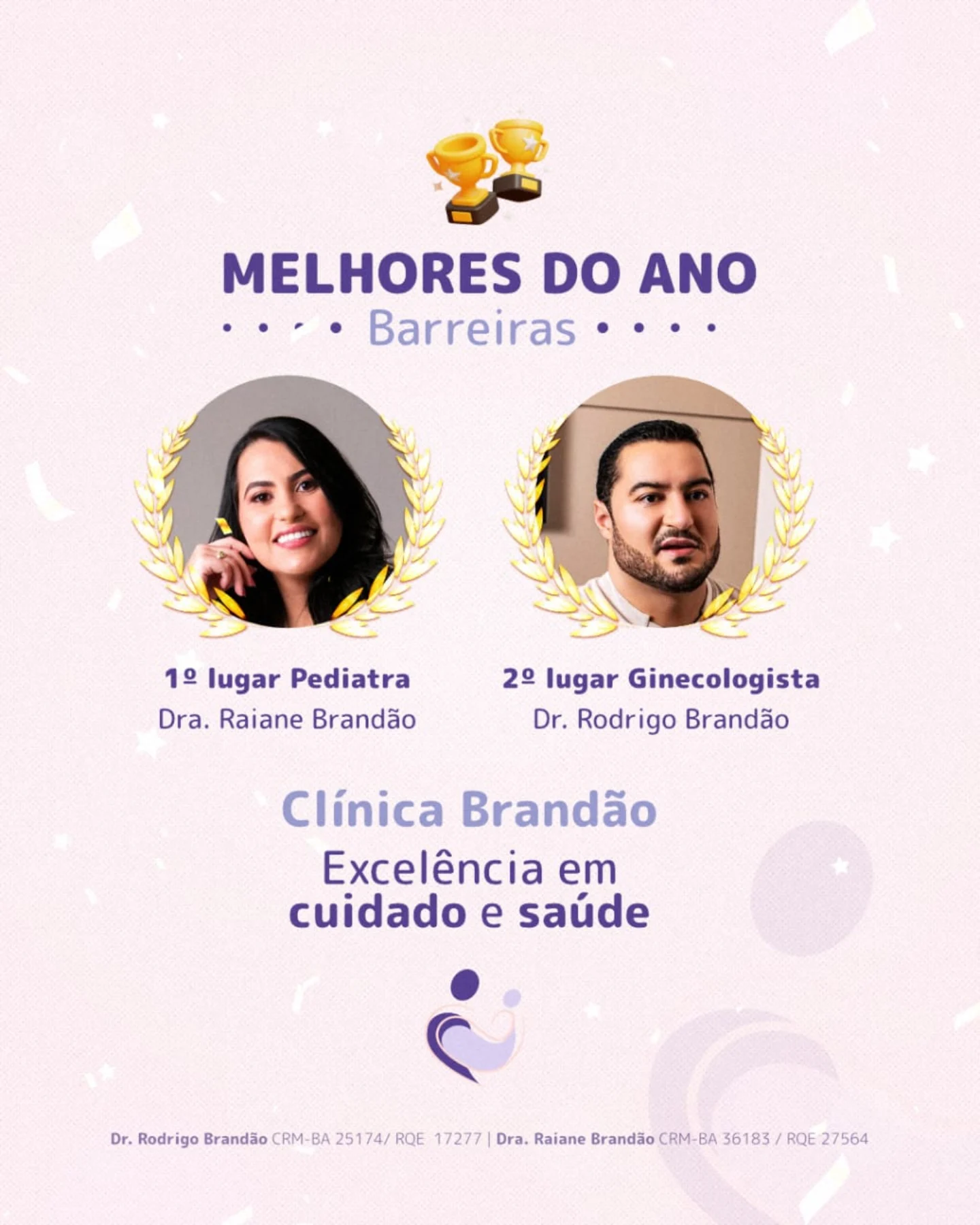 Temos uma alegria enorme para compartilhar com vocês!  Melhores do Ano em Barreiras! 