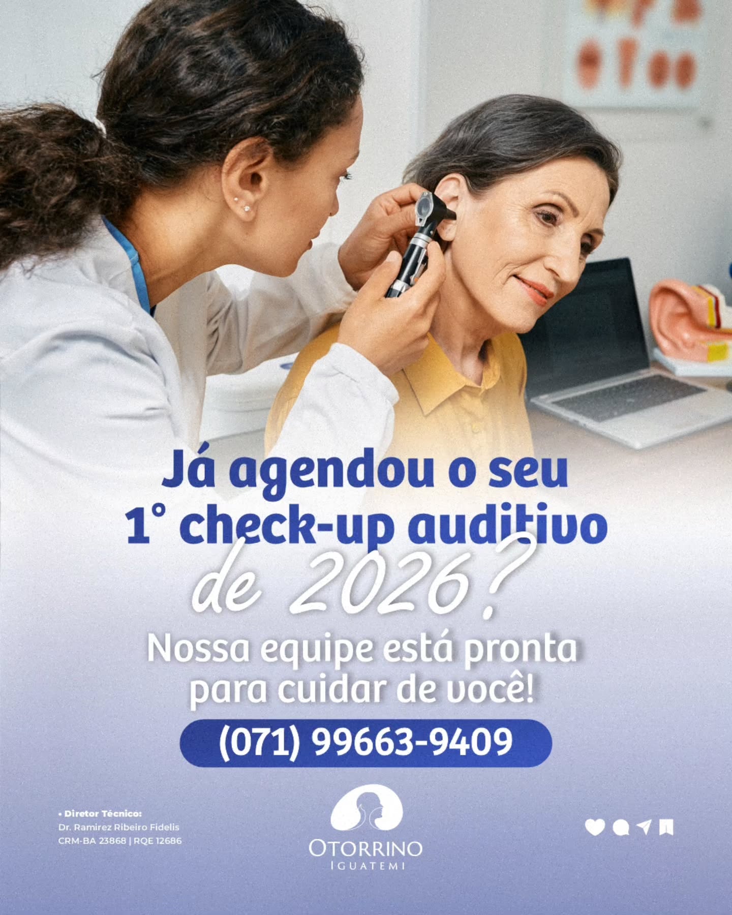 Começar o ano cuidando da sua saúde é um gesto de amor próprio, e a sua audição merece atenção!