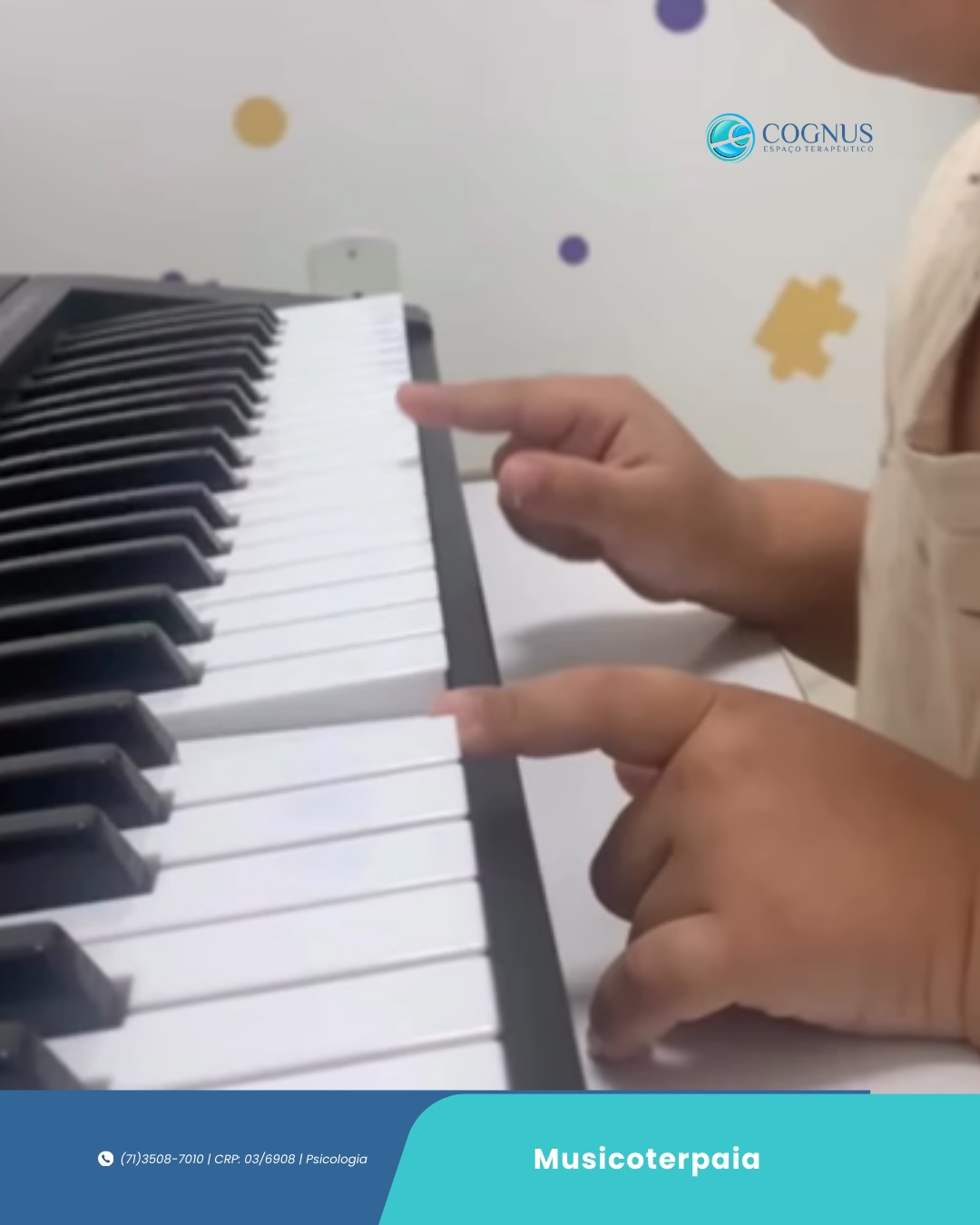 A musicoterapia não é apenas ouvir ou tocar música.