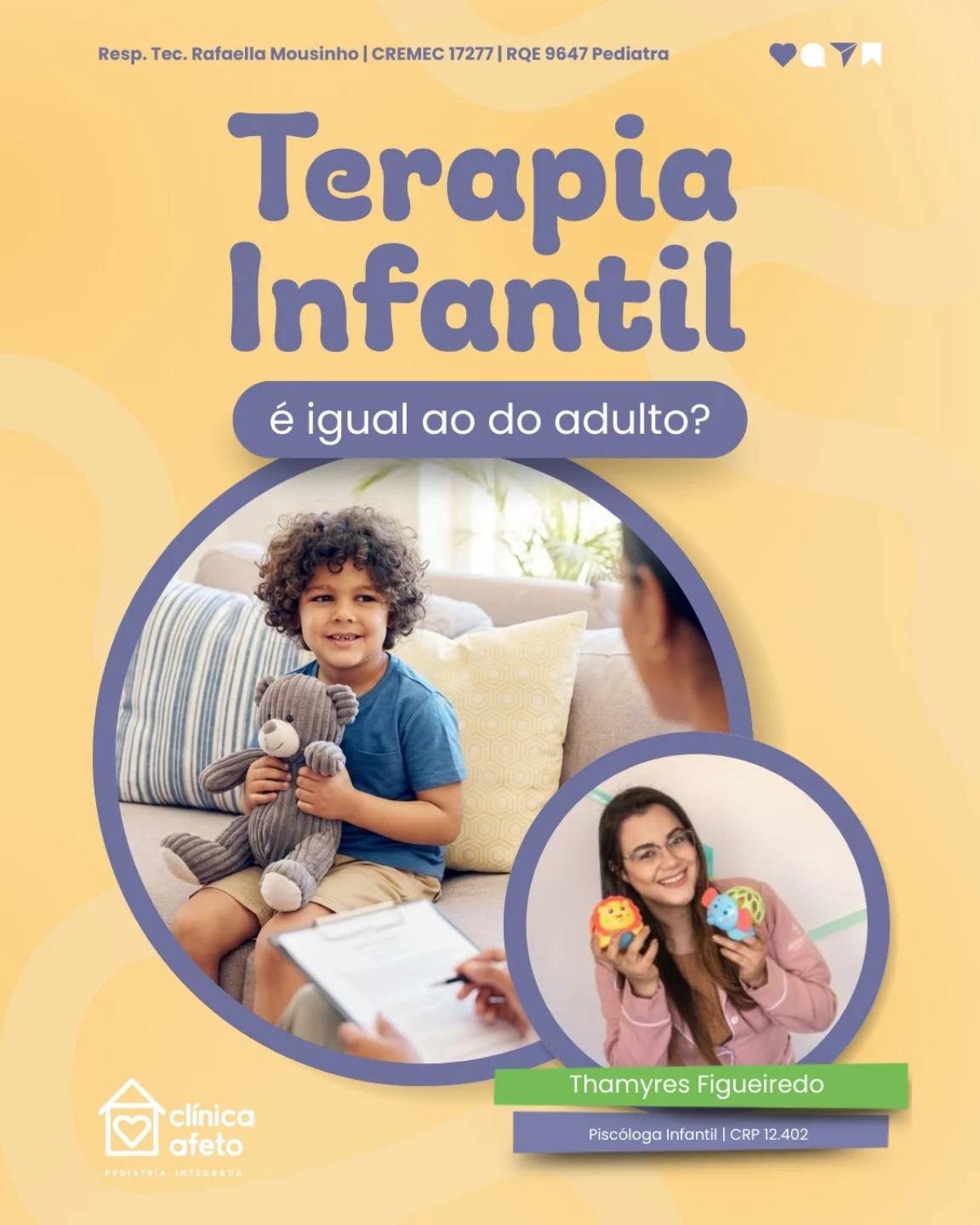Terapia infantil é igual ao do adulto?
