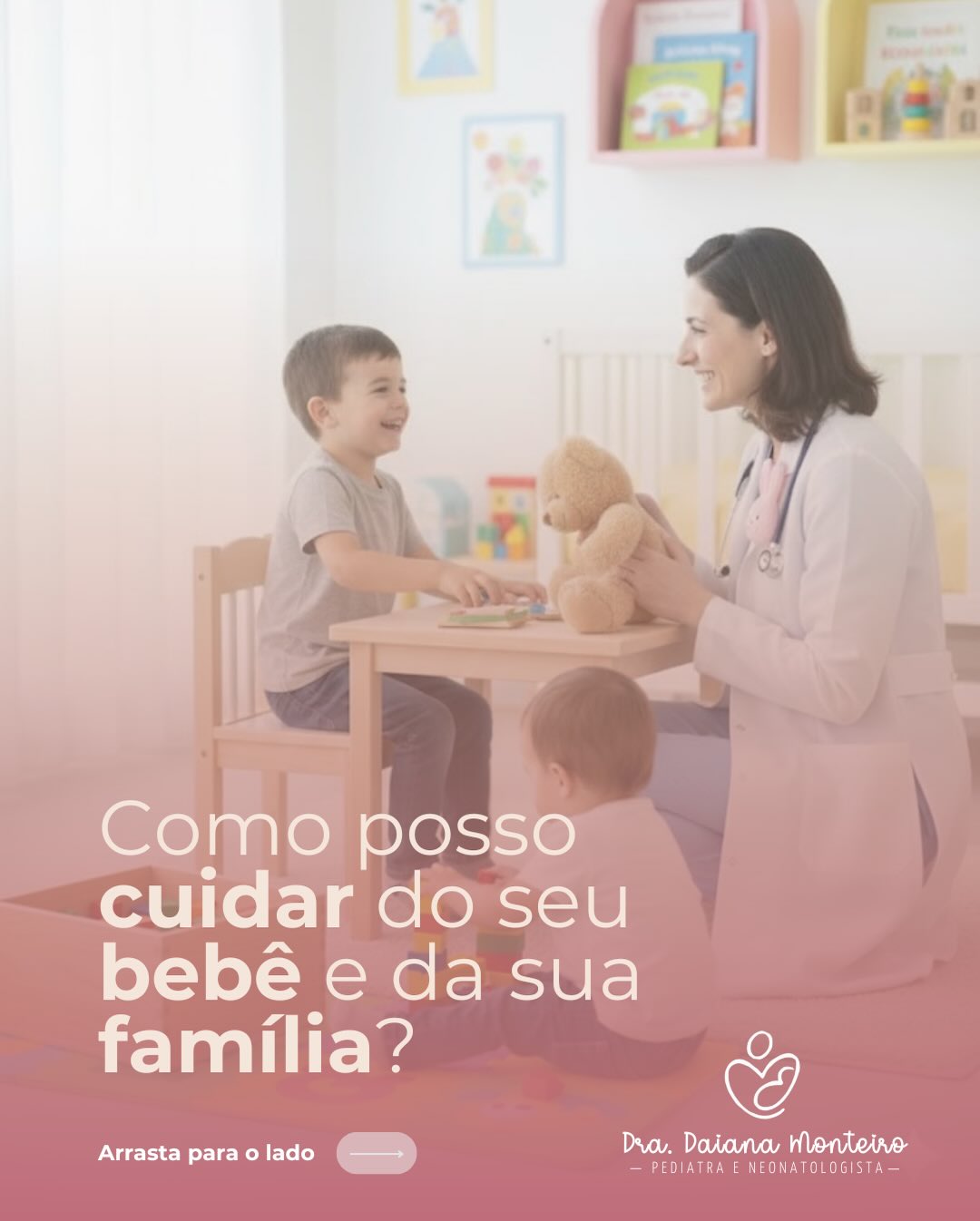 Cuidar de uma criança vai muito além da consulta