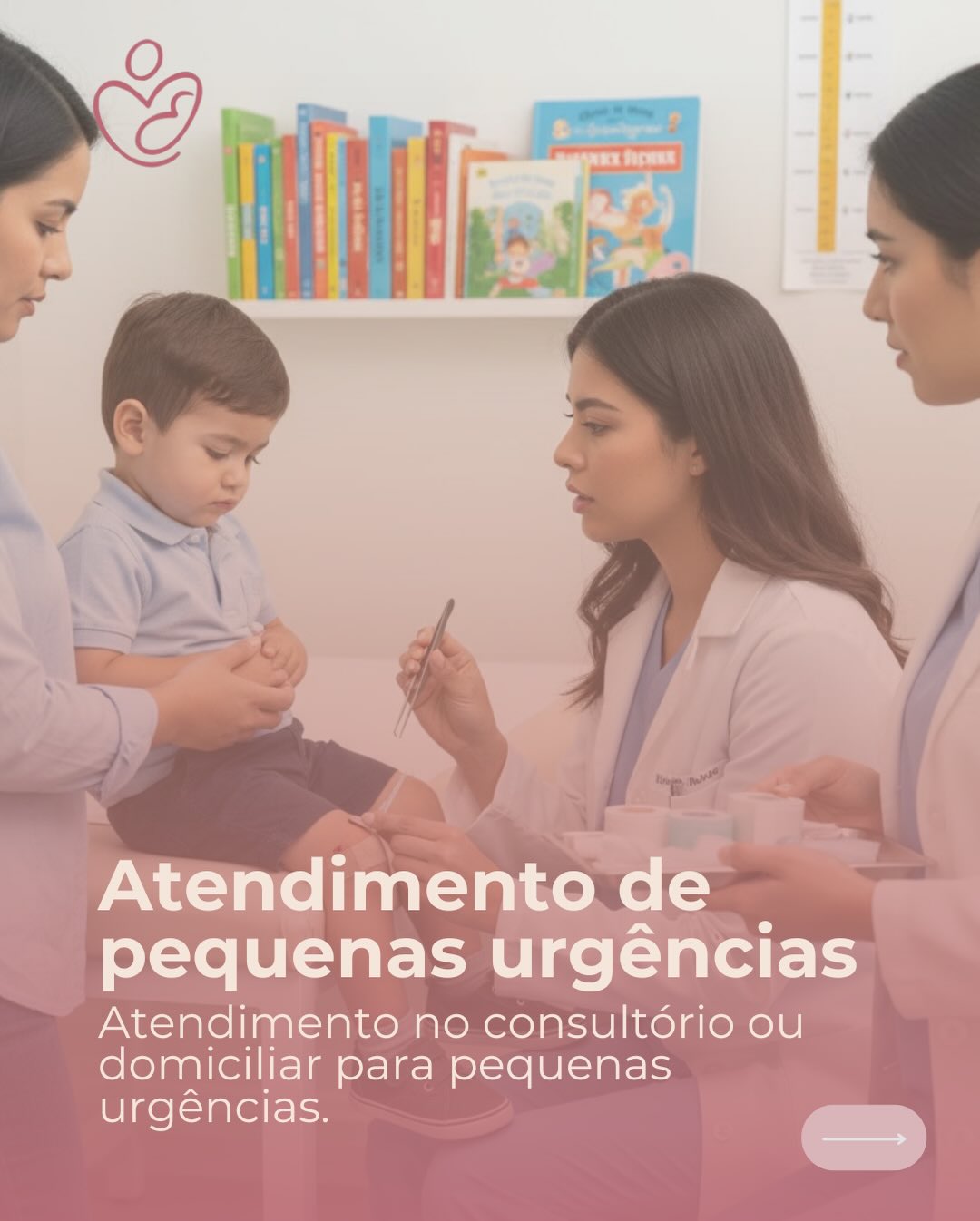 Cuidar de uma criança vai muito além da consulta