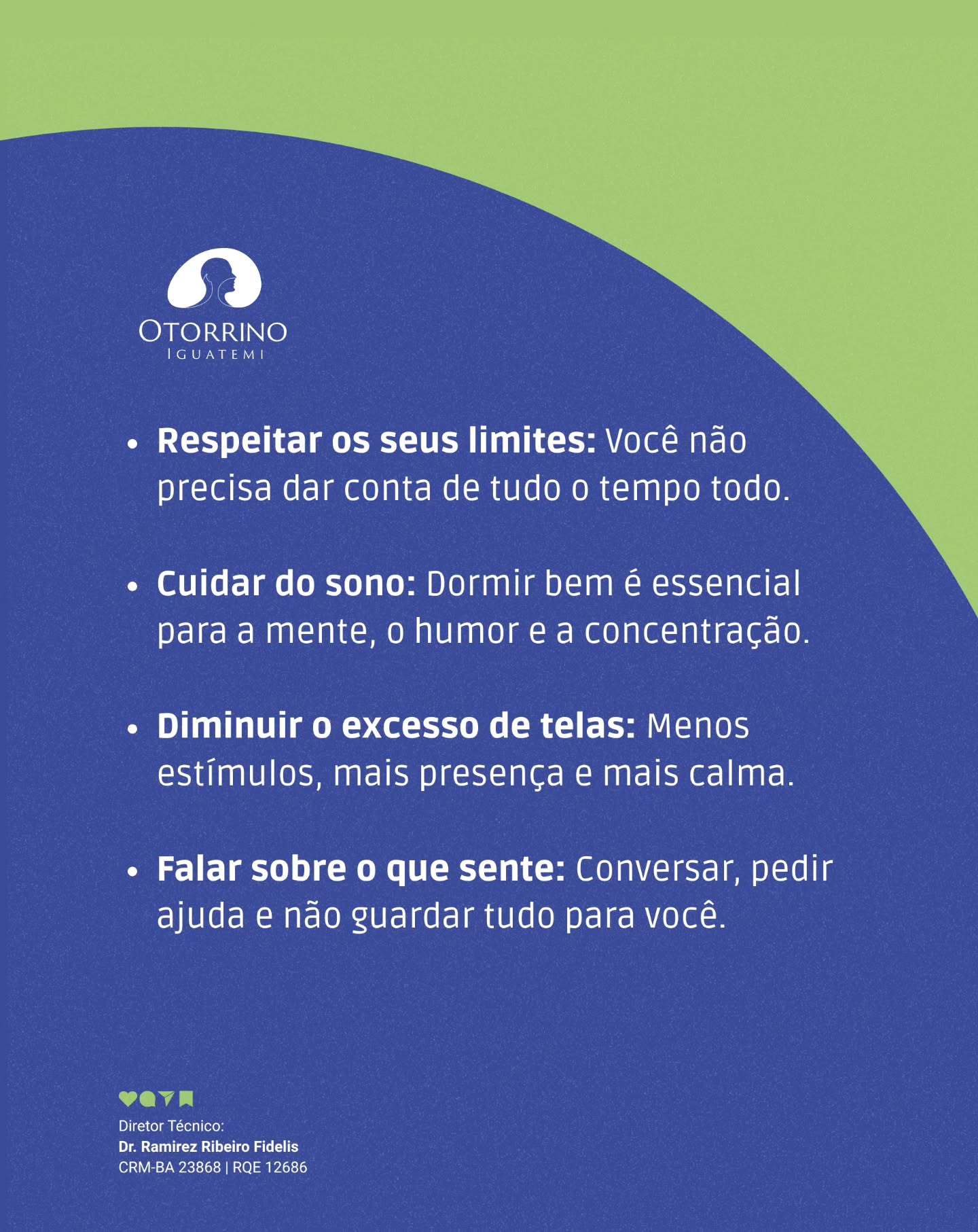 A Otorrino Iguatemi acredita que saúde vai muito além do físico; Ela começa na forma como você cuida de si por inteiro.