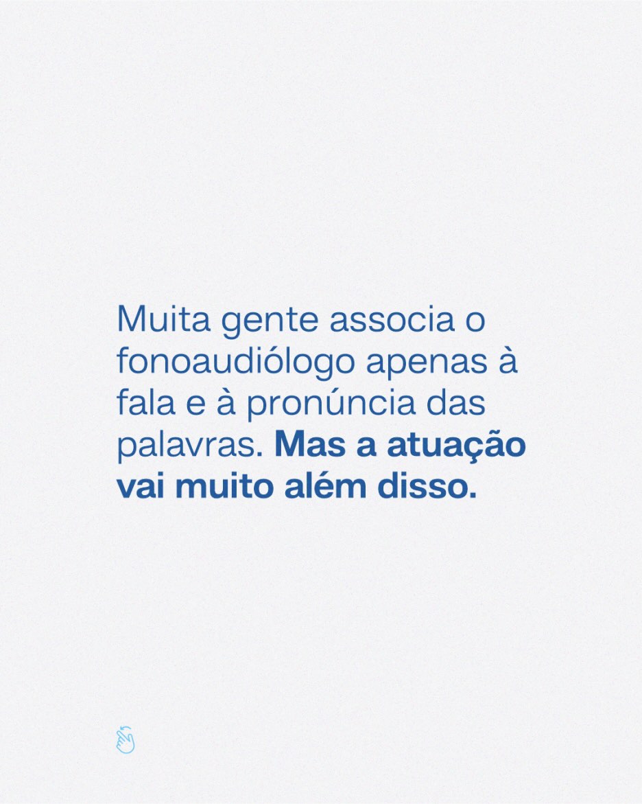 Áreas de atução do fonoaudiólogo além da fala