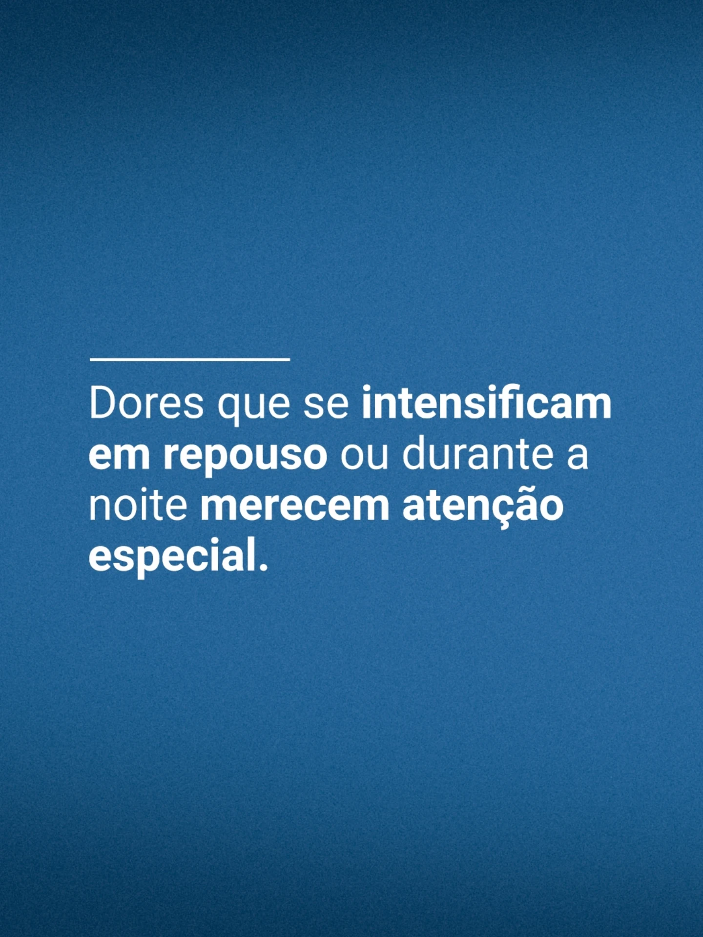 Dor na coluna que piora a noite. Quando pode ser um sinal de alerta?