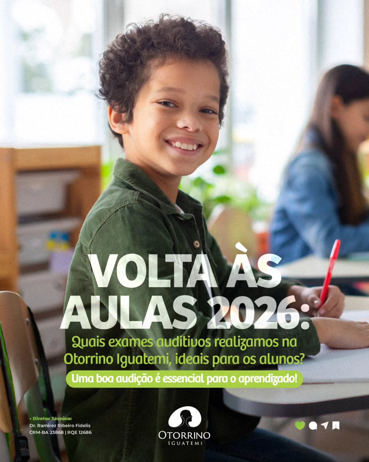 A volta às aulas é o momento ideal para cuidar da saúde auditiva de quem está em fase de aprendizado.