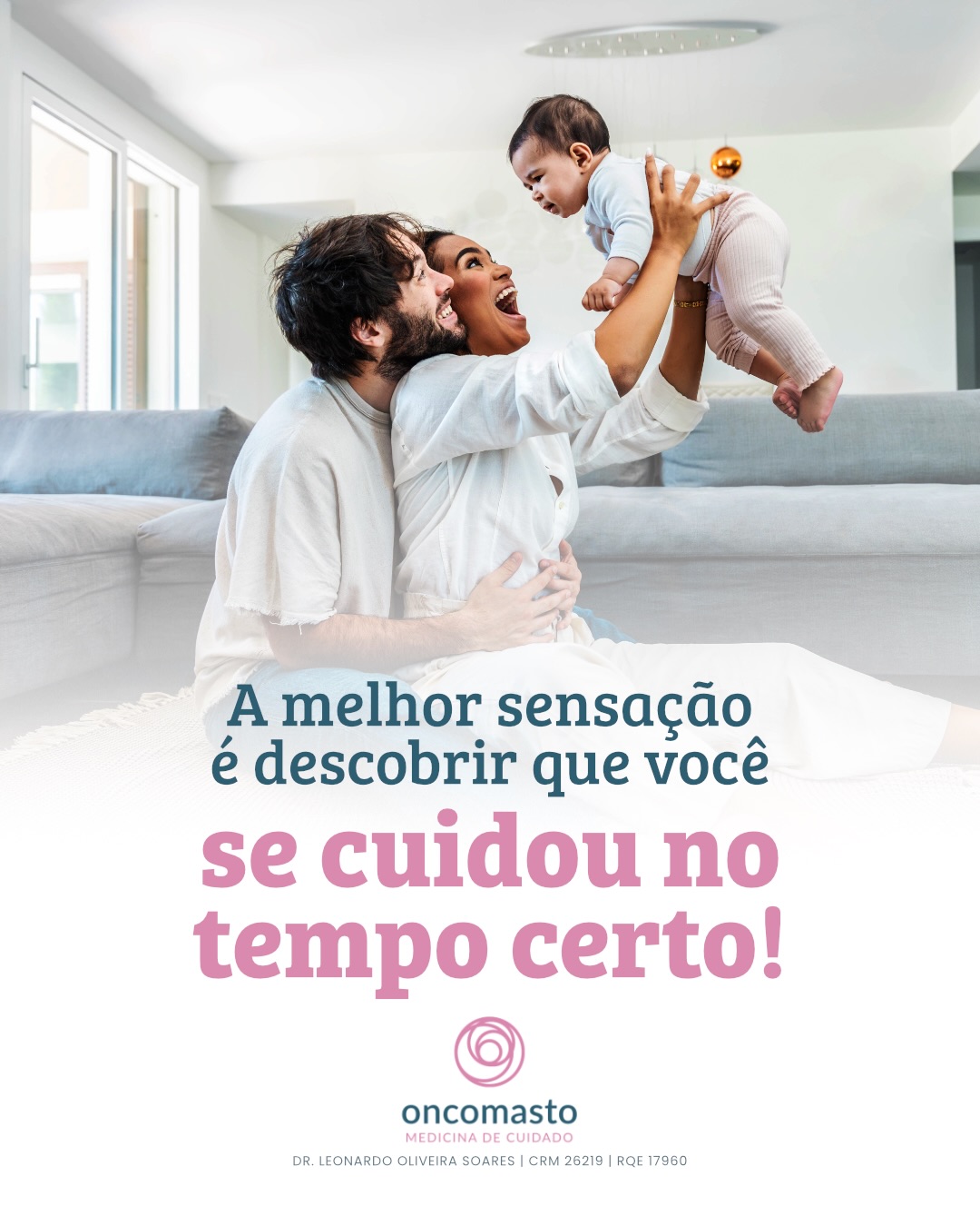 A melhor sensação é descobrir que você se cuida no tempo certo!