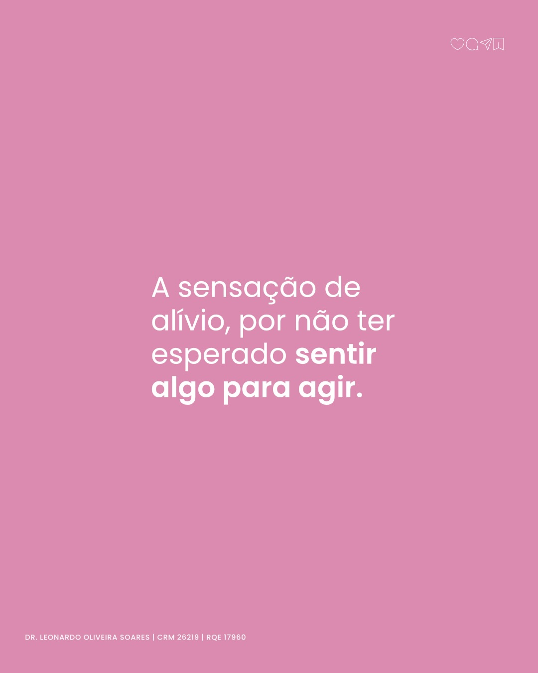 A melhor sensação é descobrir que você se cuida no tempo certo!