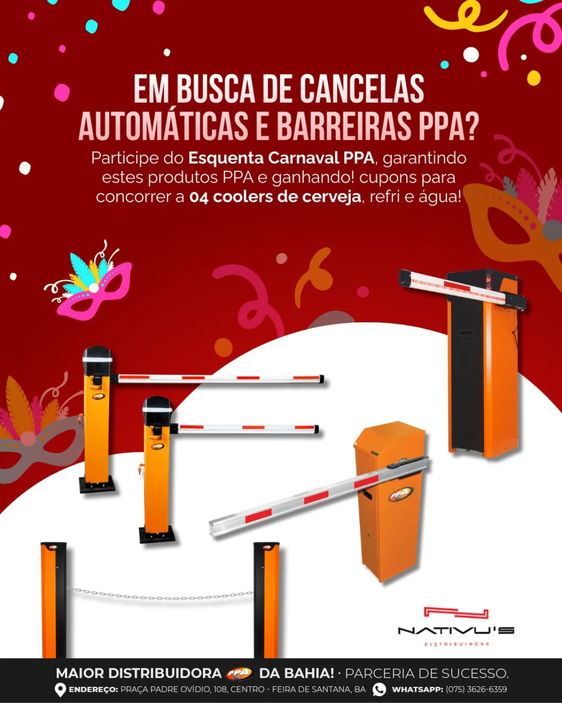 Em busca de cancelas automáticas e barreiras PPA?