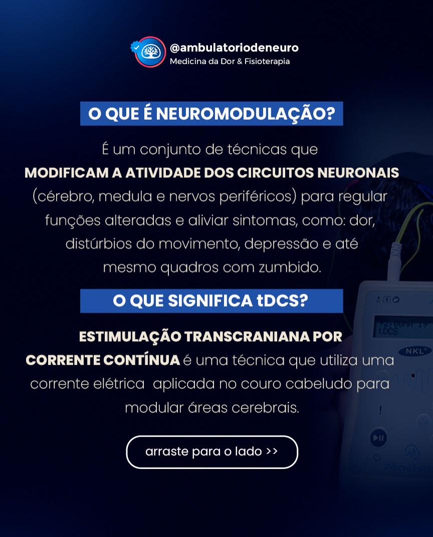 Neuromodulação com TDCS