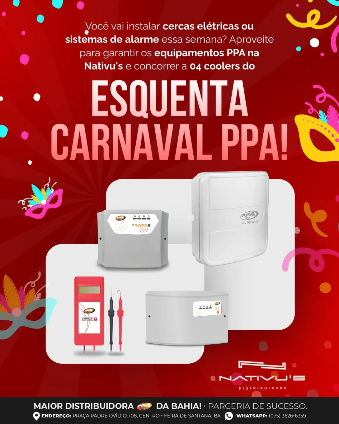 Mais praticidade, mais qualidade, mais chance de ganhar!