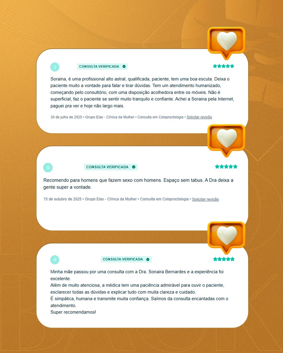 Cada feedback que recebo carrega muito mais do que palavras.