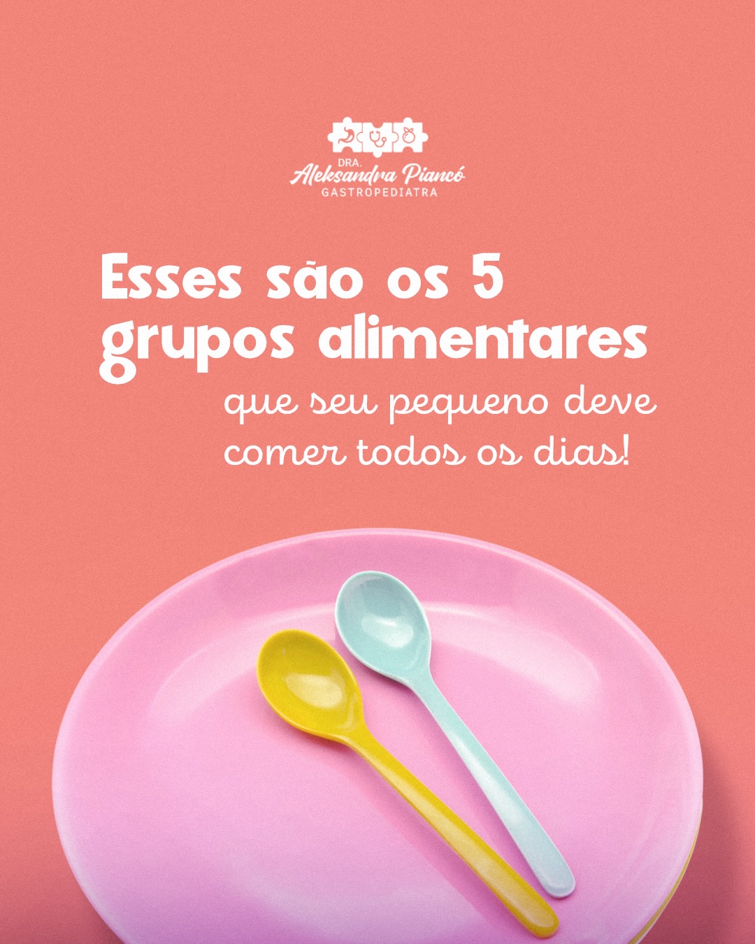 Esses são os 5 grupos alimentares.