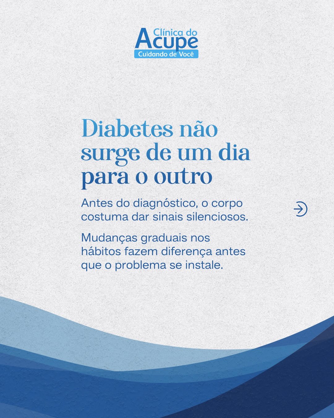 A prevenção da diabetes começa muito antes do diagnóstico.