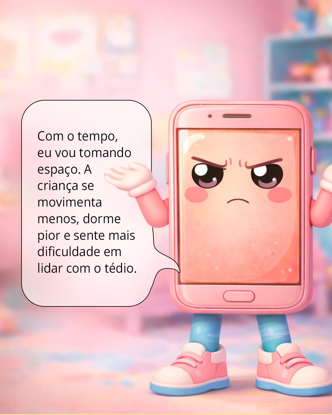 A tela não é  vilã mais precisa de equilíbrio.