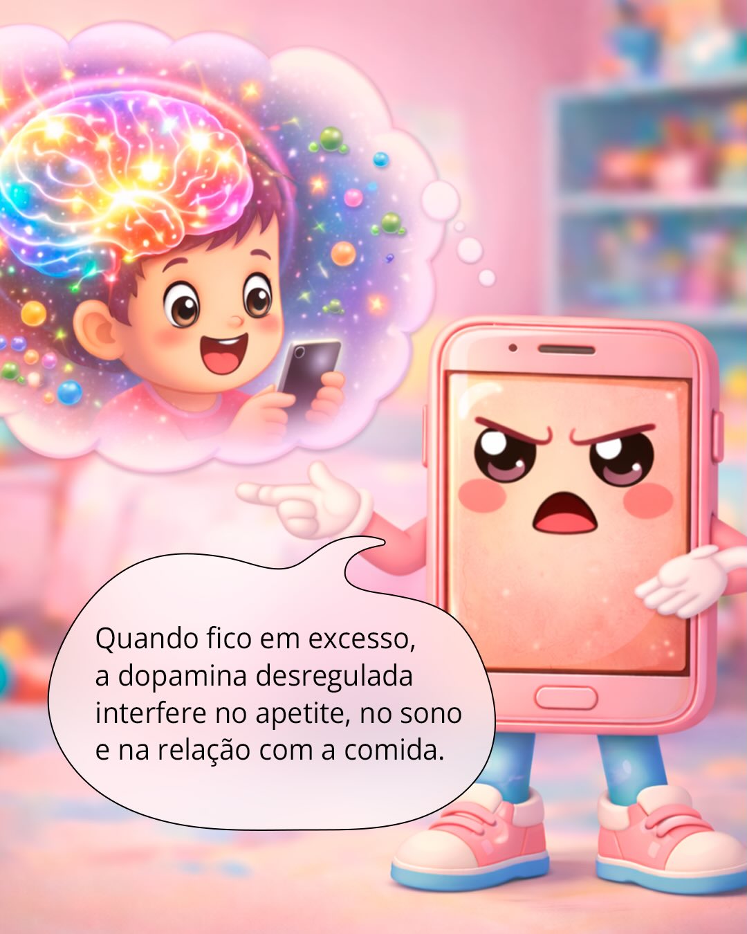 A tela não é  vilã mais precisa de equilíbrio.