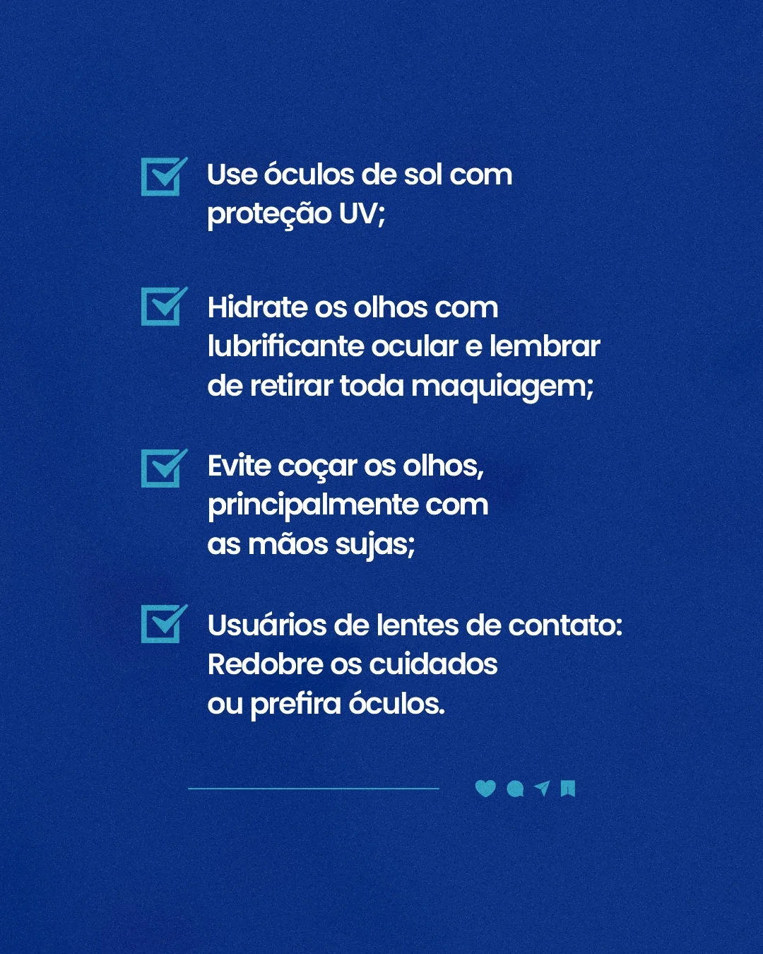 Em todo tempo os cuidados com os seus olhos é necessário!