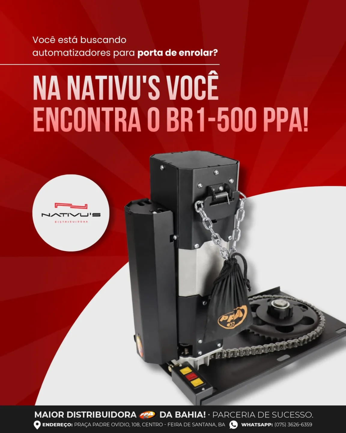 Venha para a Nativu’s, confira o BR1-500 PPA e aproveite essa oportunidade!