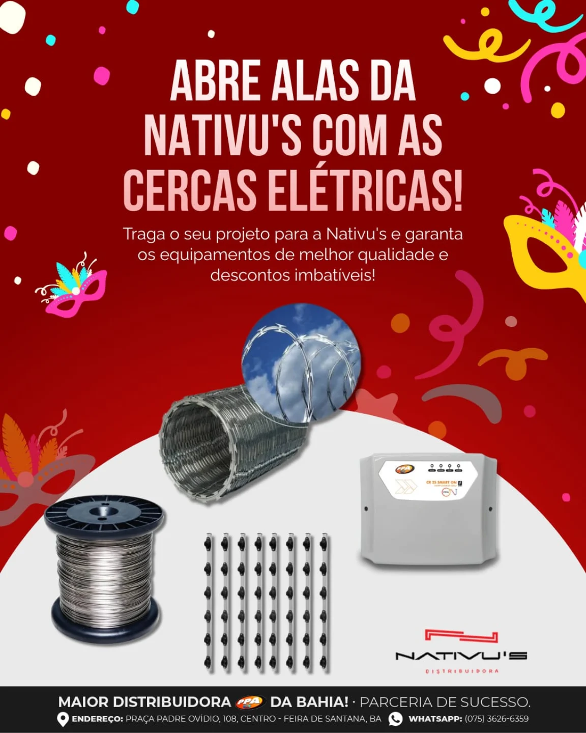 Traga seu projeto de cercas elétricas para a Nativu’s e garanta tecnologia, confiança e economia no mesmo lugar.