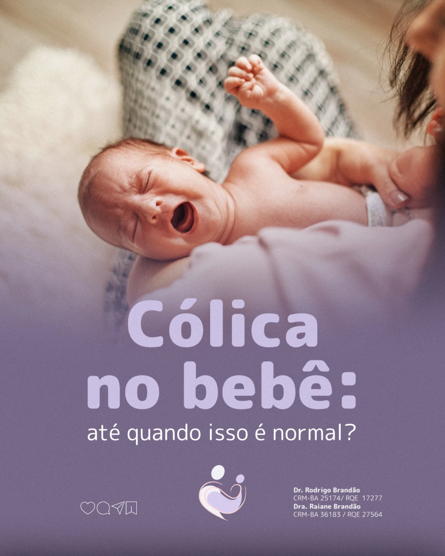 Até quando que a cólica no bebê é normal?