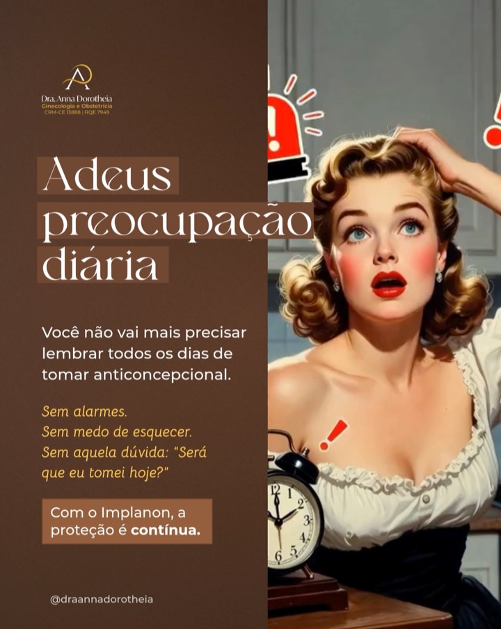 Se você quer entender se o Implanon é indicado para você, agende sua consulta.
