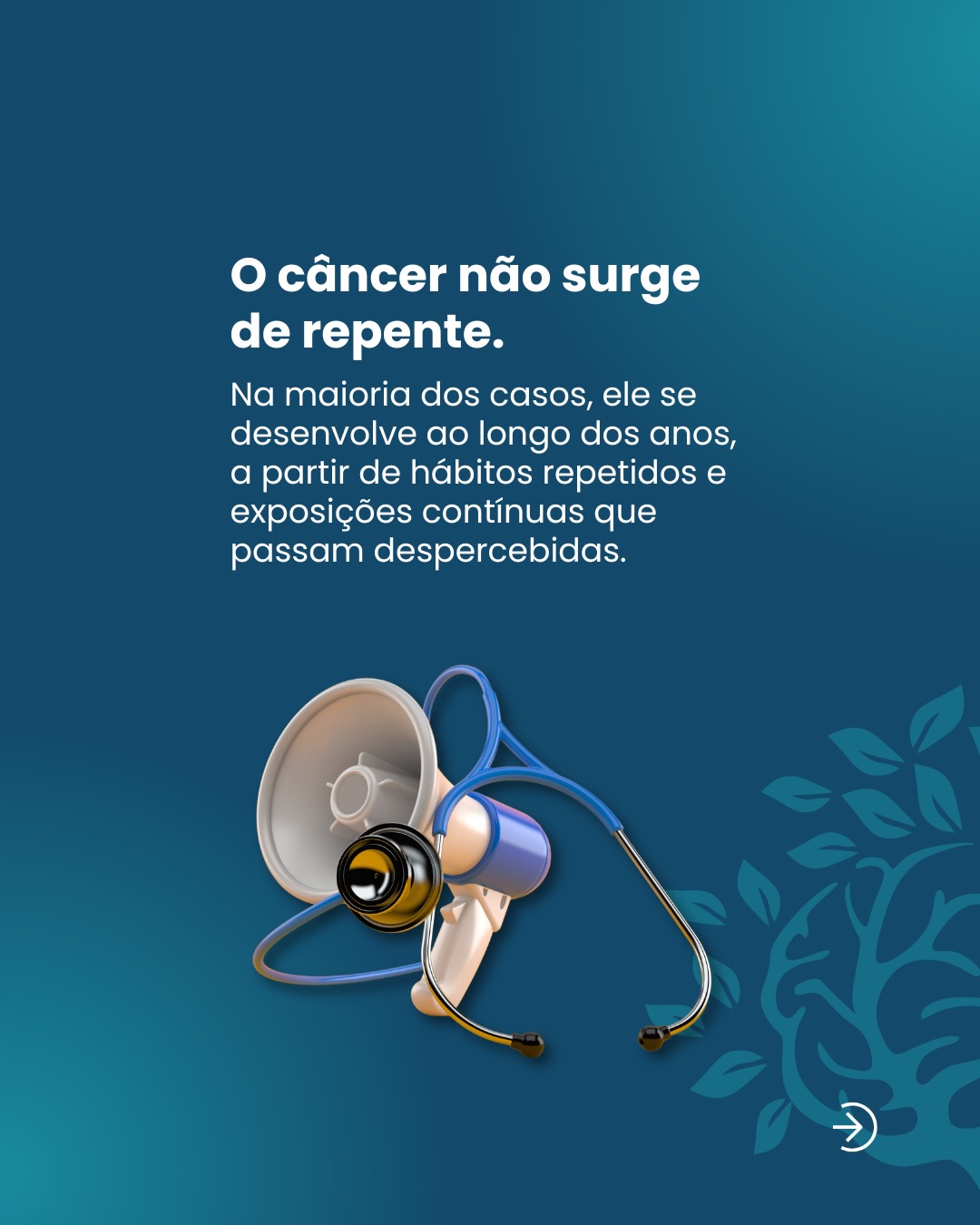 Seu estilo de vida contribui ou reduz as chances de câncer? Vale refletir.