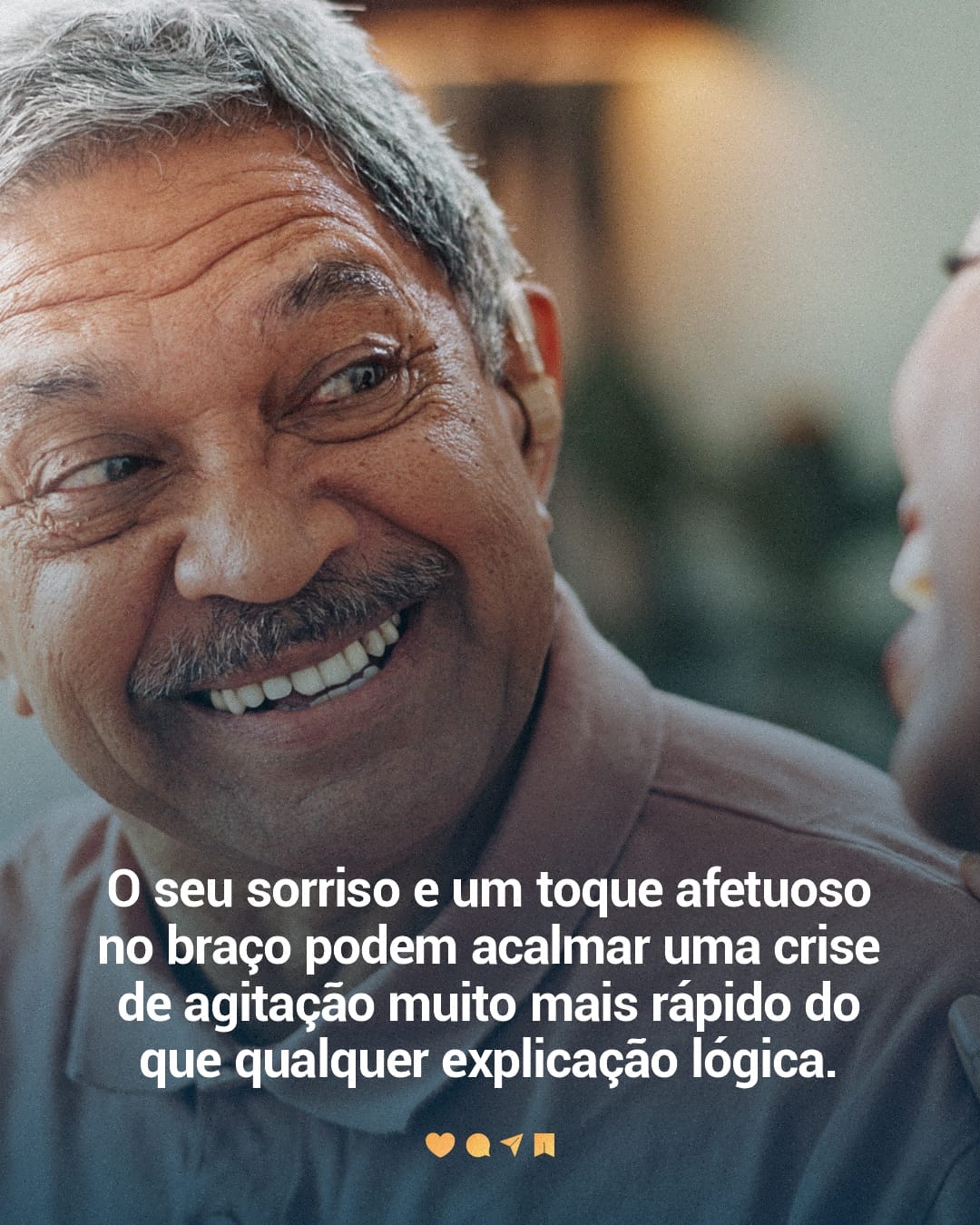 Como a comunicação não verbal pode ajudar um idoso com  Alzheimer?